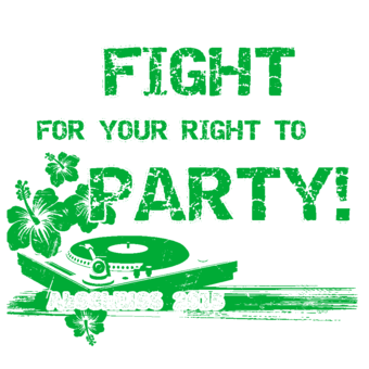Abschlussmotiv A153 - Fight for your right to Party!