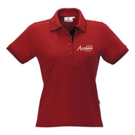 Women-Casual-Polo (rot)