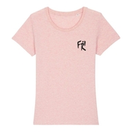 Damen T-Shirt Rundhals Bio+Fairwear (cream heather pink)