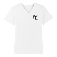 T-Shirt V-Ausschnitt Bio+Fairwear (weiß)