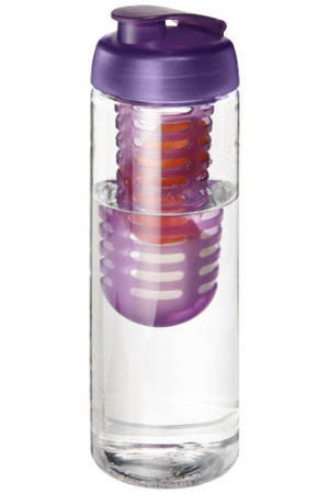 H2O Vibe 850 ml Flasche mit Klappdeckel und Infusor