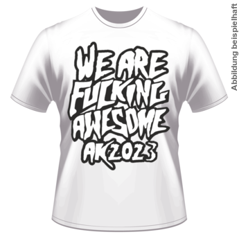 Abschlussmotiv N79 - WE ARE AWESOME