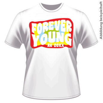 Abschlussmotiv O19 - FOREVER YOUNG COLOURED