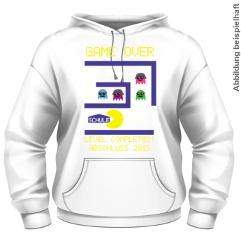 Abschlussmotiv B75 - Game over level completed!