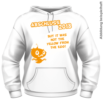 Abschlussmotiv F34 - Abschluss 2018 But it was not the yellow from the egg!