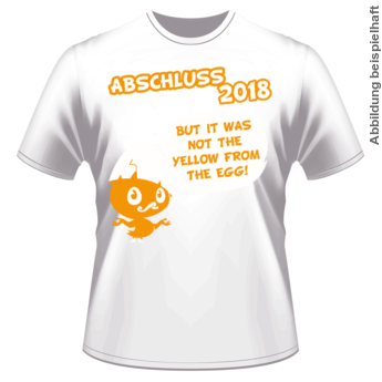 Abschlussmotiv F34 - Abschluss 2018 But it was not the yellow from the egg!