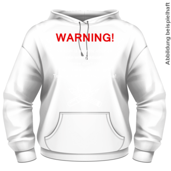 Abschlussmotiv F74 - Warning! This shirt is only for intelligent pupils with graduation. So please don\\\\\\\'t copy or try to make a similar one. Teachers will not support this!