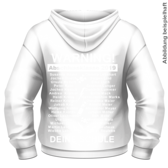 Abschlussmotiv F75 - Warning! This shirt is only….