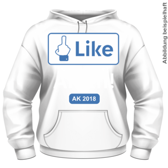 Abschlussmotiv F204 - Like mich am Arsch!