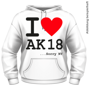 Abschlussmotiv A155 - I love AK 18...Sorry NY
