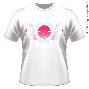 Abschlussmotiv I146 - Hey, school: Go to Hell