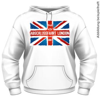 Abifahrtmotiv C13 - London Flagge