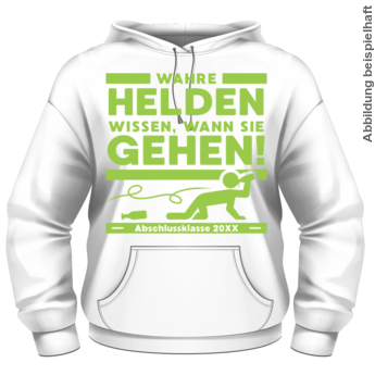 Abschlussmotiv J97 - Wahre Helden wissen, wann sie gehen!