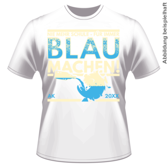 Abschlussmotiv K90 - blau machen