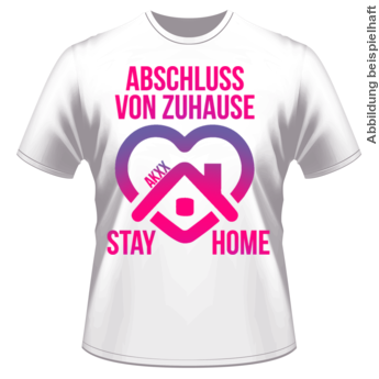 Abschlussmotiv M113 - Stay Home - Abschluss von Zuhause