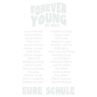 Abschlussmotiv O22 - FOREVER YOUNG BACK2