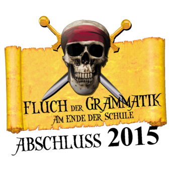 Abschlussmotiv D57 - Fluch der Grammatik am Ende der Schule