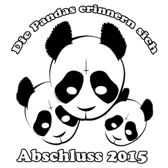 Abschlussmotiv D126 - Die Pandas erinnern sich