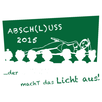 Abschlussmotiv A159 - Absch(l)uss – der Letzte macht das Licht aus!