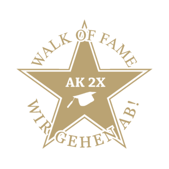 Abschlussmotiv E125 - Walk of Fame - Wir gehen ab!