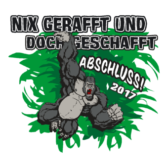 Abschlussmotiv B29 - Nix gerafft und doch geschafft