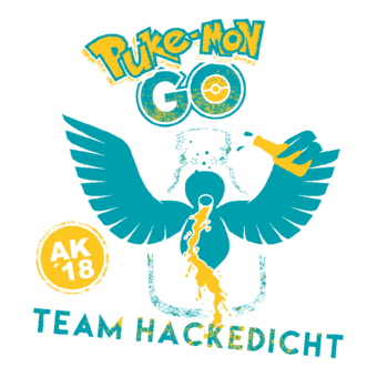 Abschlussmotiv I16 - Puke-Mon Go Team Hackedicht