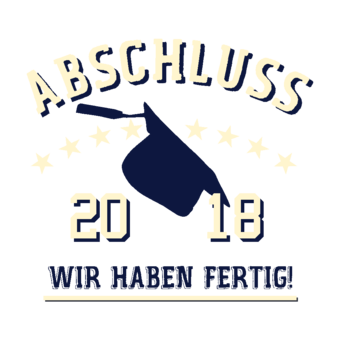 Abschlussmotiv G108 - Wir haben fertig!