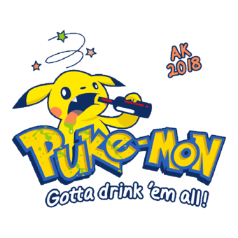 Abschlussmotiv F150 - Puke-Mon Gotta drink\\\'em all!