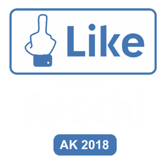 Abschlussmotiv F204 - Like mich am Arsch!