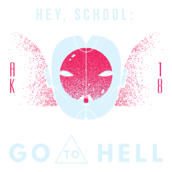 Abschlussmotiv I146 - Hey, school: Go to Hell