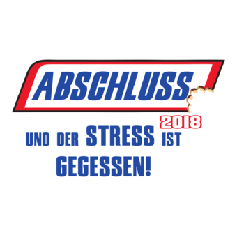 Abschlussmotiv G106 - Abschluss und der Stress ist gegessen!