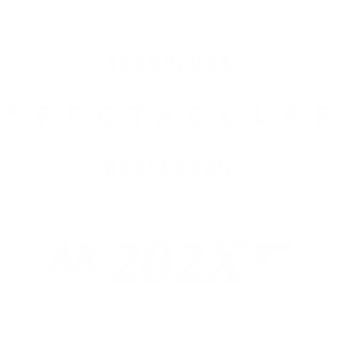 Abschlussmotiv F14 - Abschluss spectaculär bestanden