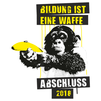 Abschlussmotiv E60 - Bildung ist eine waffe