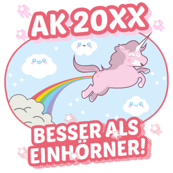 Abschlussmotiv J69 - AK 20XX Besser als Einhörner!