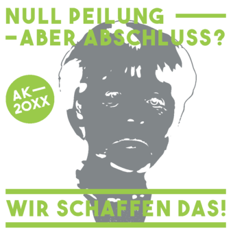 Abschlussmotiv K58 - wir schaffen das