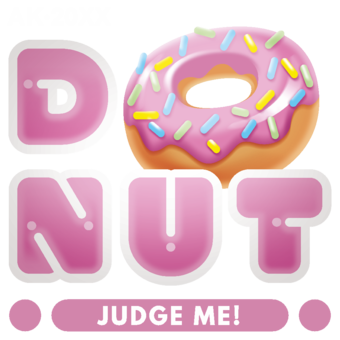 Abschlussmotiv M89 - Donut judge me!