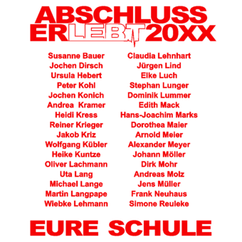 Abschlussmotiv M102 - Abschluss erlebt 2020 Back