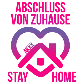 Abschlussmotiv M113 - Stay Home - Abschluss von Zuhause