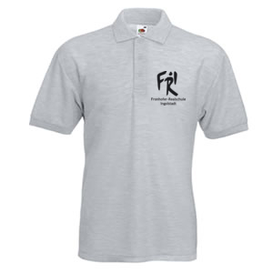 Herren Polo-Shirt (graumeliert)