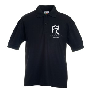 Kinder Polo-Shirt (schwarz)