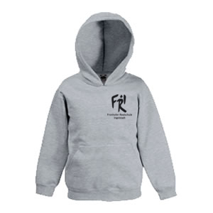 Kinder-Kapuzenpulli (graumeliert)