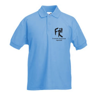 Kinder Polo-Shirt (pastellblau)