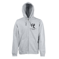 Herren-Kapuzenjacke (graumeliert)