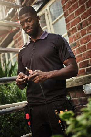 Contrast Coolweave Polo