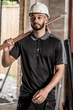 Contrast Coolweave Polo