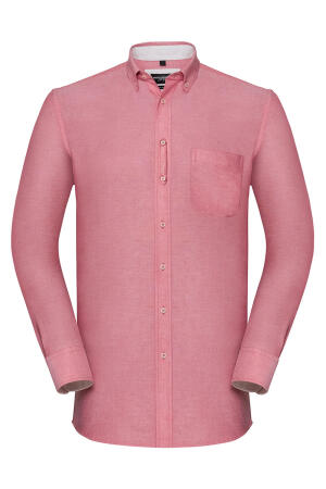 Men`s LS Tailored Washed Oxford Shirt