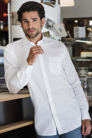 Men`s LS Tailored Coolmax® Shirt