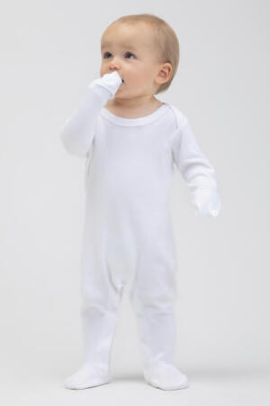 Organic Sleepsuit with Scratch Mitts