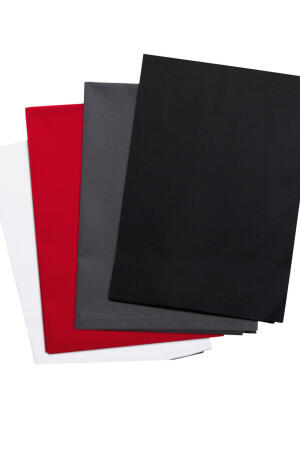 Unicoloured dish and cleaning cloth (10-pack)
