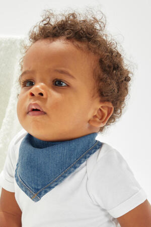Baby Rocks Denim Bandana Bib